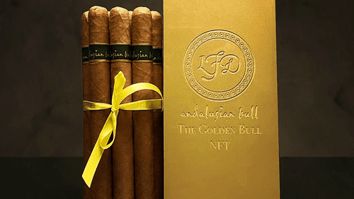 Golden Bull NFT Cigars